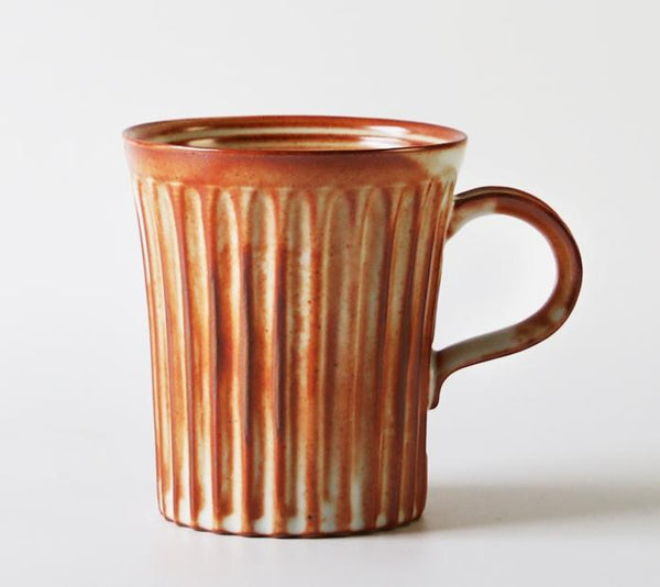 Cappuccino Coffee Mug, Handmade Pottery Coffee Cup, Large Capacity Coffee Cup, Large Tea Cup-ArtWorkCrafts.com