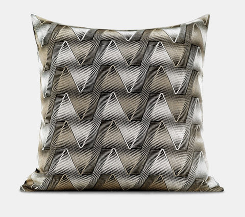 Large Square Decorative Throw Pillows for Couch, Geometric Modern Sofa Pillows, Large Decorative Throw Pillows, Geometric Sofa Pillows for Interior Design-ArtWorkCrafts.com