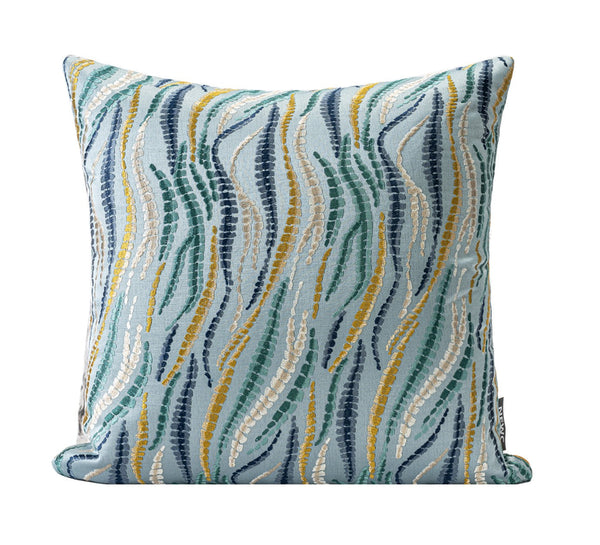 Square Modern Pillows for Couch, Contemporary Modern Sofa Pillows, Decorative Throw Pillows for Bedroom, Large Throw Pillow for Living Room-ArtWorkCrafts.com