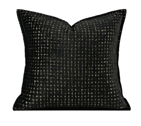 Decorative Pillow Covers, Modern Pillows for Couch, Decorative Throw Pillows for Living Room, Black Modern Sofa Pillows-ArtWorkCrafts.com