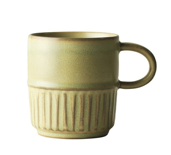 Elegant Porcelain Coffee Cups, Large Capacity Coffee Cup, Handmade Ceramic Coffee Mug, Large Pottery Coffee Cup, Large Tea Cup-ArtWorkCrafts.com