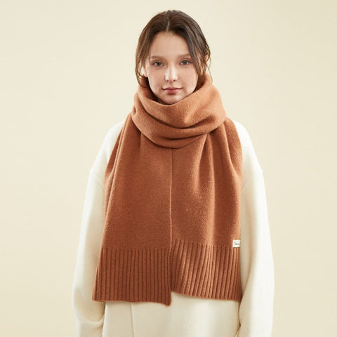 Soft Cashmere Scarf for Women, Wool Scarf for Women, Casual Scarf for Women, Fashion Designer Scarf, Cold Weather Scarf, Modern Winter Scarf-ArtWorkCrafts.com