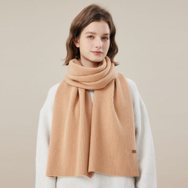 Fashion Designer Scarf, Casual Scarf for Women, Modern Winter Scarf, Cold Weather Scarf, Wool Scarf for Women, Soft Cashmere Scarf for Women-ArtWorkCrafts.com