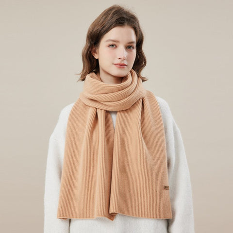 Fashion Designer Scarf, Casual Scarf for Women, Modern Winter Scarf, Cold Weather Scarf, Wool Scarf for Women, Soft Cashmere Scarf for Women-ArtWorkCrafts.com