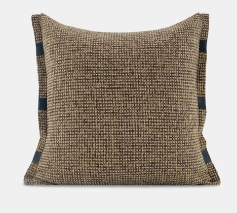 Contemporary Modern Sofa Pillow Covers, Brown Decorative Throw Pillows for Bedroom, Modern Throw Pillows for Couch, Modern Sofa Pillows for Interior Design-ArtWorkCrafts.com