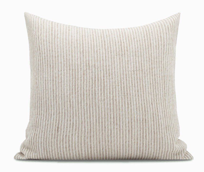 Modern Decorative Pillow Covers, Beige Modern Sofa Cushion, Large Decorative Throw Pillows for Living Room, Contemporary Modern Pillows for Couch-ArtWorkCrafts.com
