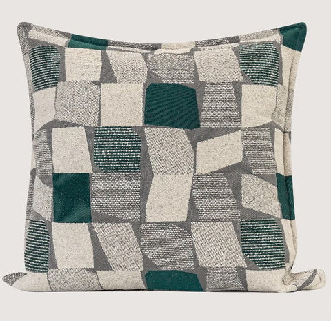 Large Decorative Throw Pillows for Couch, Square Modern Sofa Throw Pillows, Abstract Contemporary Throw Pillow for Interior Design-ArtWorkCrafts.com