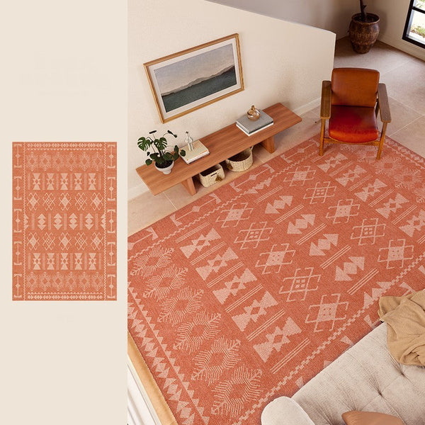 Modern Rugs for Living Room, Mid Century Area Rugs for Bedroom, Large Contemporary Area Rugs for Dining Room-ArtWorkCrafts.com