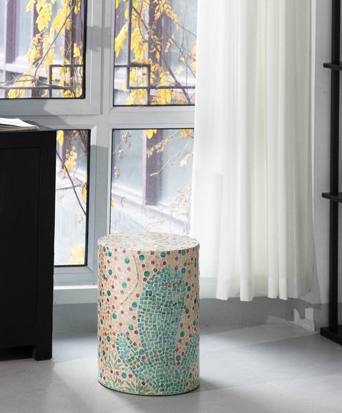 Unique Small End Table, Portable Casual Side Table, Creative Coffee Table, Contemporary Small Sofa Side Table, Shell Small Side Table-ArtWorkCrafts.com