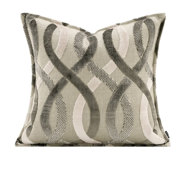 Modern Pillows for Couch, Luxury Abstract Decorative Throw Pillows for Living Room, Large Modern Sofa Pillow Cases, Decorative Pillow Covers-ArtWorkCrafts.com