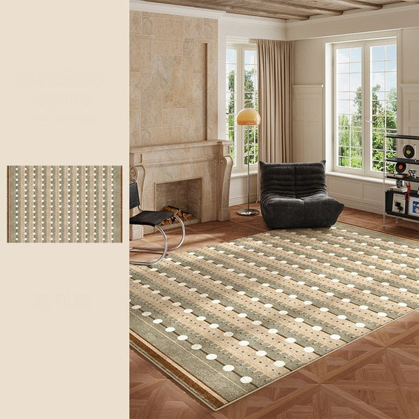 Contemporary Area Rugs for Dining Room, Large Modern Rugs for Living Room, Mid Century Modern Rugs for Bedroom-ArtWorkCrafts.com