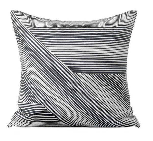 Modern Simple Throw Pillows, Decorative Modern Sofa Pillows for Bedroom, Large Square Pillows, Modern Throw Pillows for Couch