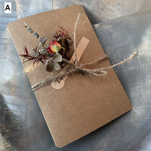 Unique Anniversary Greeting Card, Creative Birthday Greeting Card, Beautiful Valentine's Day Greeting Card, Wedding Greeting Card, Original Handmade Dried Flower Greeting Cards-ArtWorkCrafts.com