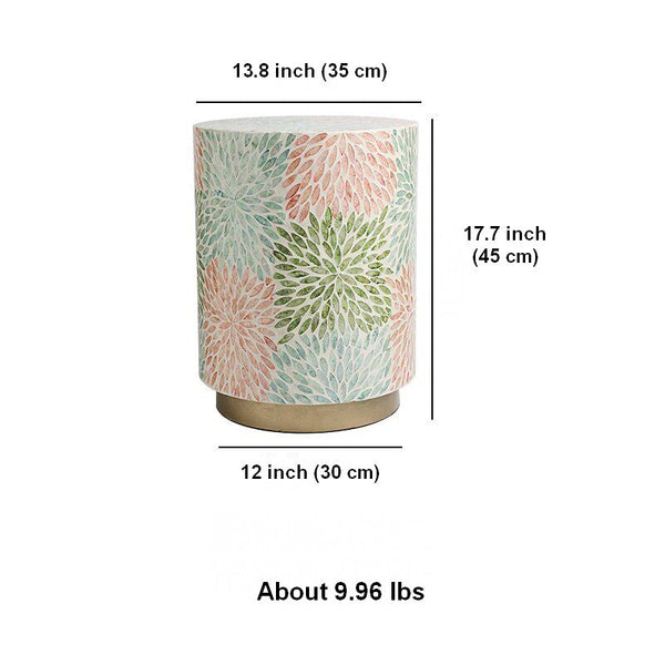 Unique Small End Table, Contemporary Small Sofa Side Table, Portable Casual Side Table, Creative Coffee Table, Shell Small Side Table-ArtWorkCrafts.com