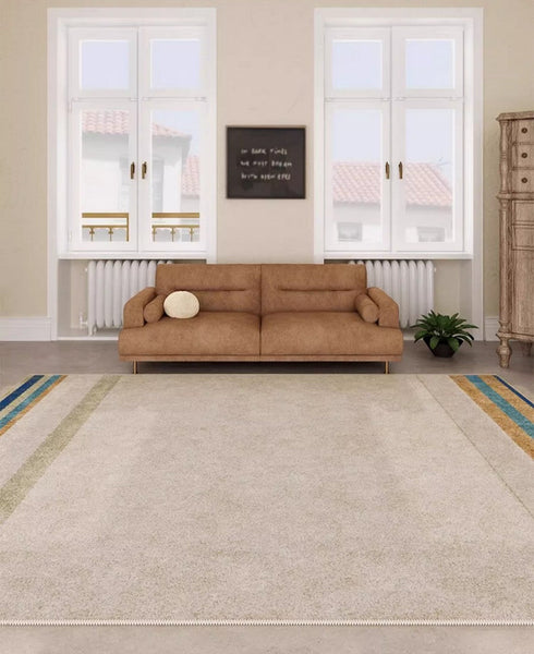 Modern Rugs under Dining Room Table, Abstract Area Rugs for Living Room, Modern Carpets for Kitchen, Geometric Contemporary Modern Rugs Next to Bed-ArtWorkCrafts.com