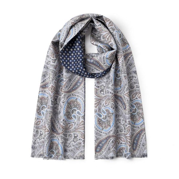 Business Silk Scarf Men, Silk Scarf For Suit, British Style Long Scarf, Luxury Silk Neck Scarf, Mens Spring Autumn Scarf, Formal Wear Silk Scarf, Silk Ascot For Men, Lightweight Silk Scarf Men-ArtWorkCrafts.com