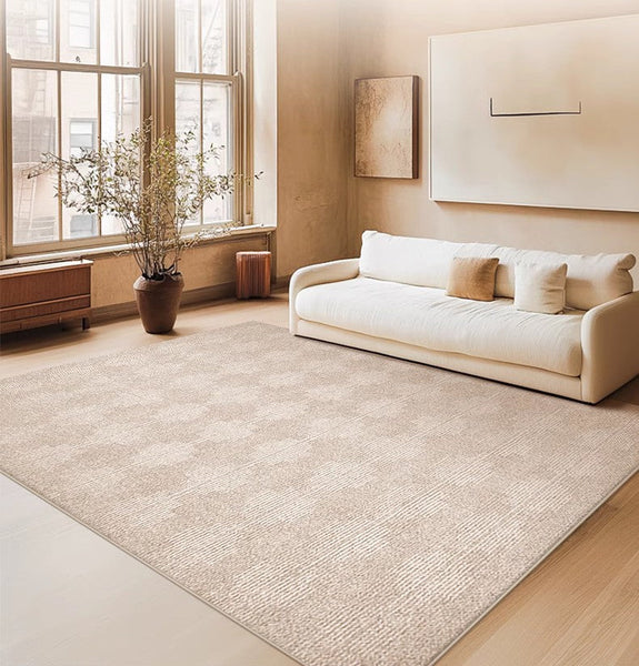 Extra Large Modern Rugs under Dining Room Table, Abstract Modern Rugs for Living Room, Contemporary Geometric Carpets, Contemporary Modern Rugs-ArtWorkCrafts.com