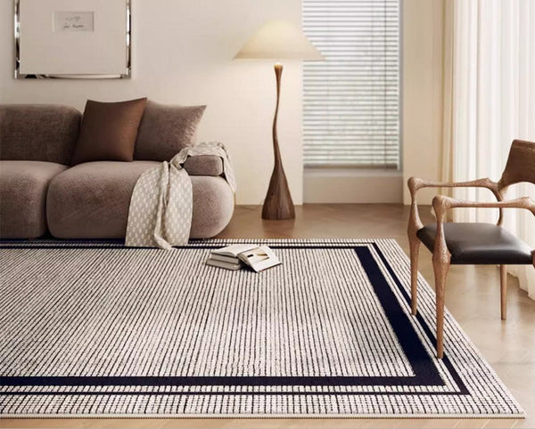 Geometric Modern Rugs for Sale, Contemporary Modern Rugs for Bedroom, Modern Rug Placement Ideas for Living Room, Abstract Rugs for Dining Room-ArtWorkCrafts.com