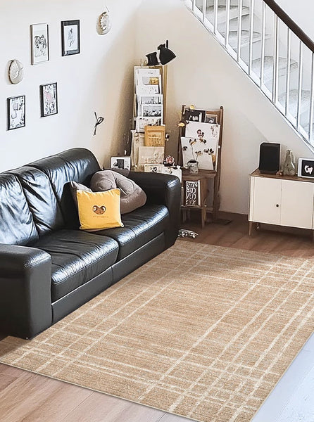 Extra Large Geometric Modern Rugs for Dining Room, Large Modern Rugs for Living Room, Contemporary Modern Rugs for Bedroom-ArtWorkCrafts.com