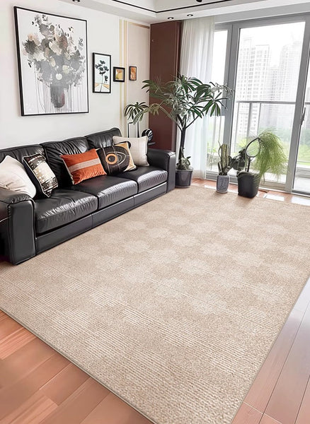 Extra Large Modern Rugs under Dining Room Table, Abstract Modern Rugs for Living Room, Contemporary Geometric Carpets, Contemporary Modern Rugs-ArtWorkCrafts.com