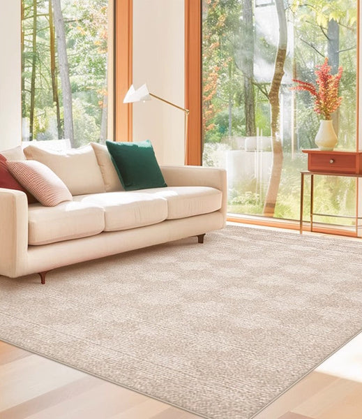 Extra Large Modern Rugs under Dining Room Table, Abstract Modern Rugs for Living Room, Contemporary Geometric Carpets, Contemporary Modern Rugs-ArtWorkCrafts.com