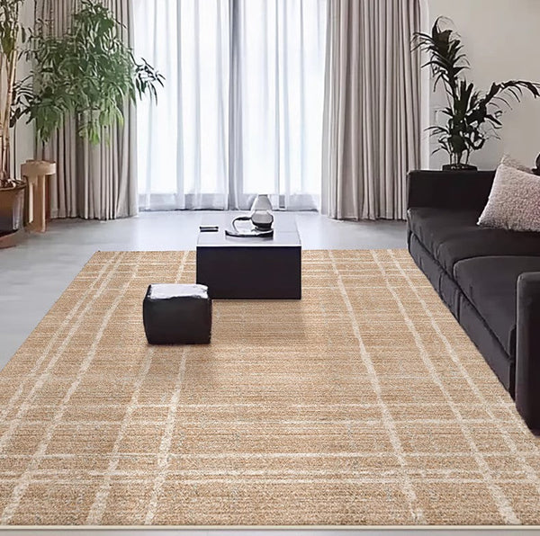 Extra Large Geometric Modern Rugs for Dining Room, Large Modern Rugs for Living Room, Contemporary Modern Rugs for Bedroom-ArtWorkCrafts.com