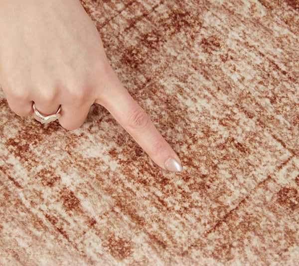 Large Abstract Rugs for Living Room, Mid Century Geometric Contemporary Modern Rugs Next to Bed, Large Modern Area Rugs-ArtWorkCrafts.com