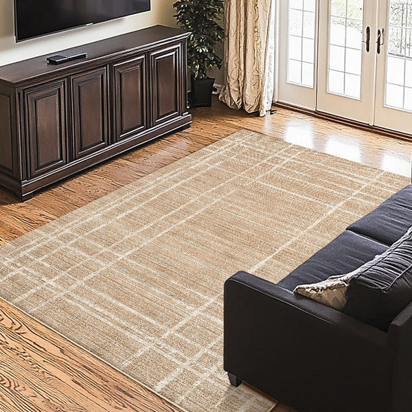 Extra Large Geometric Modern Rugs for Dining Room, Large Modern Rugs for Living Room, Contemporary Modern Rugs for Bedroom-ArtWorkCrafts.com