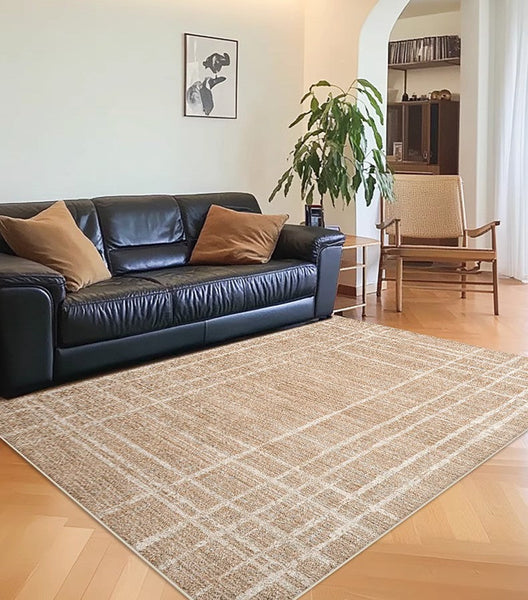 Extra Large Geometric Modern Rugs for Dining Room, Large Modern Rugs for Living Room, Contemporary Modern Rugs for Bedroom-ArtWorkCrafts.com
