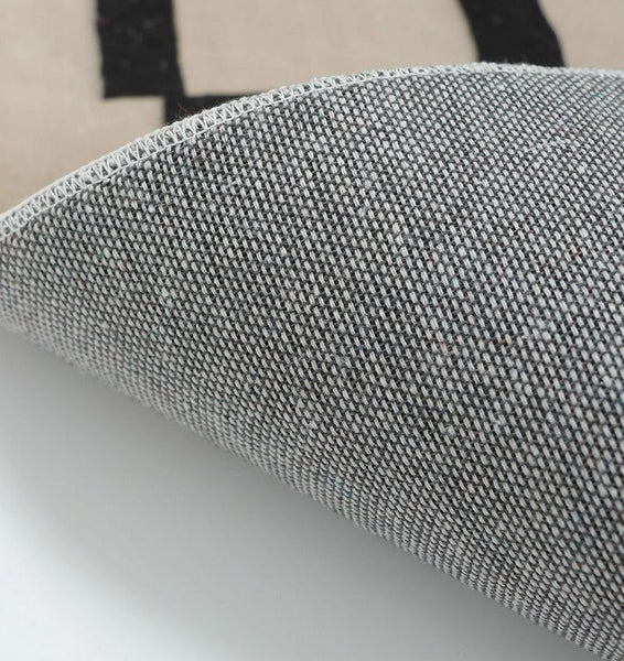 Modern Carpets for Living Room, Modern Rugs for Dining Room, Mid Century Modern Rugs Next to Bed, Thick Contemporary Rugs for Bedroom-ArtWorkCrafts.com