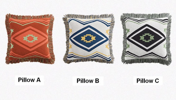 Simple Decorative Pillow Covers, Modern Decorative Pillow for Interior Design, Contemporary Modern Sofa Pillows for Bedroom, Square Modern Pillows for Couch-ArtWorkCrafts.com