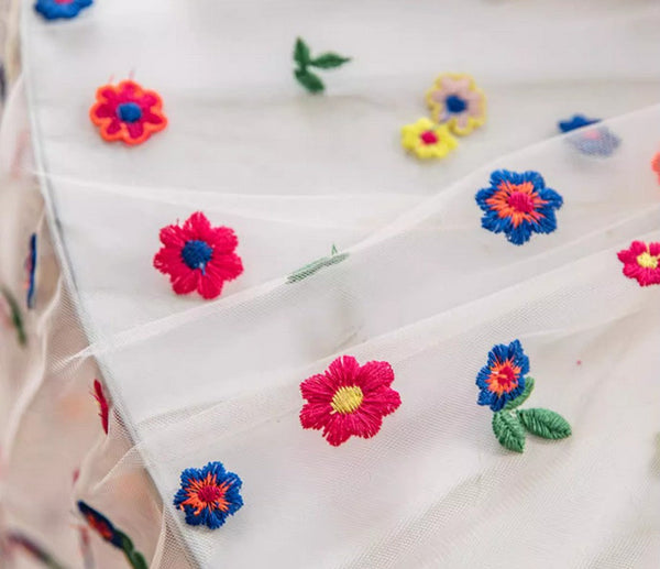 Extra Large Rectangular Tablecloth for Oval Table, Spring Flower Lace Tablecloths, Lace Embroidered Table Covers, Rectangular Table Covers for Coffee Table-ArtWorkCrafts.com