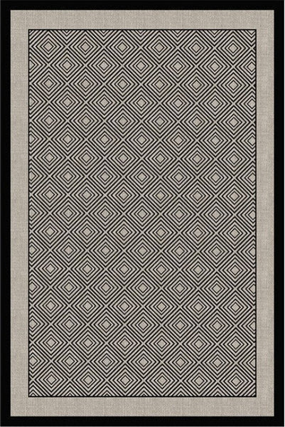Mid Century Area Rugs for Living Room, Abstract Contemporary Rugs for Bedroom, Modern Carpets for Office, Dining Room Floor Rugs, Elegant Modern Area Rugs under Sofa-ArtWorkCrafts.com