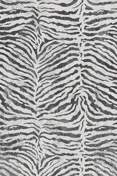 Black Stripe Area Rugs under Sofa, Mid Century Area Rugs for Living Room, Abstract Contemporary Rugs for Bedroom, Modern Carpets for Office, Dining Room Floor Rugs-ArtWorkCrafts.com