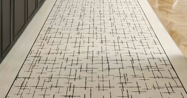 Contemporary Modern Long Hallway Runners, Easy Care Long Narrow Runner Rugs, Washable Entryway Runner Rug Ideas, Kitchen Runner Rugs, Entrance Hallway Runners-ArtWorkCrafts.com