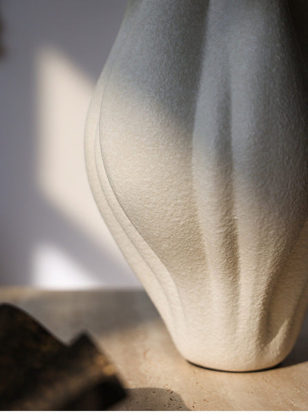 Large Porcelain Vases for Modern Home Decor, Unique Handmade Modern Flower Vase, Centerpiece Ceramic Bouquet Vases, Contemporary Vases on Dining Table-ArtWorkCrafts.com