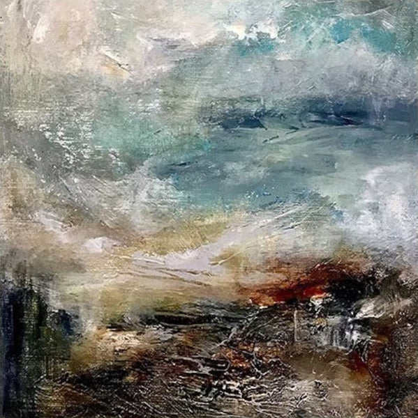 Modern Contemporary Abstract Artwork, Extra Large Wall Art Paintings, Acrylic Painting for Dining Room, Palette Knife Painting, Heavy Texutre Wall Art