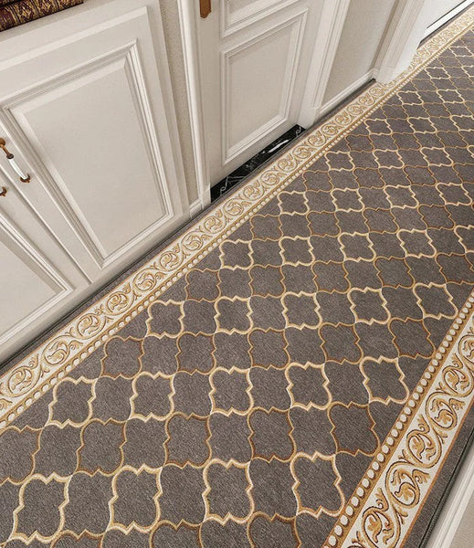 Long Hallway Runners, Non Slip Entryway Runner Rug Ideas, Extra Long Narrow Runner Rugs, Geometric Modern Long Hallway Runners,Contepmorary Runner Rugs-ArtWorkCrafts.com