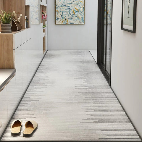 Long Hallway Runners, Non Slip Entryway Runner Rug Ideas, Geometric Modern Long Hallway Runners, Contepmorary Runner Rugs, Extra Long Narrow Runner Rugs-ArtWorkCrafts.com