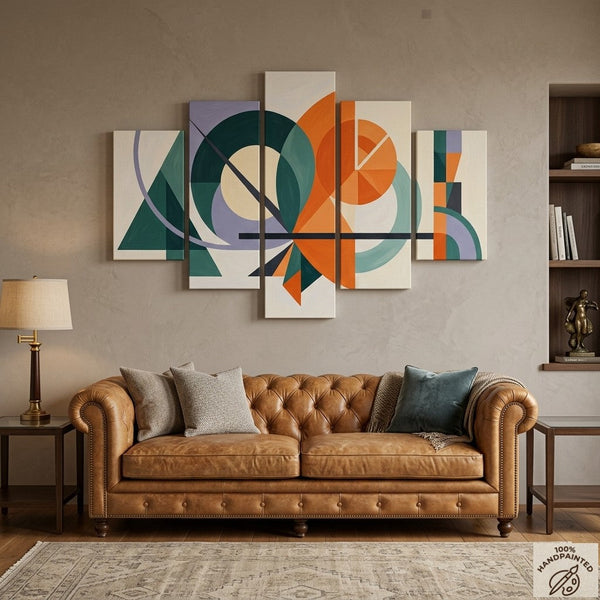 Original Abstract Paintings, Large Modern Canvas Art, Modern Wall Art Paintings for Living Room-ArtWorkCrafts.com
