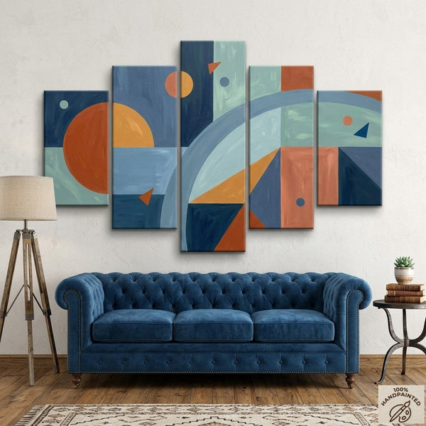 Extra Large Modern Wall Art Paintings, Original Abstract Paintings, Modern Canvas Artwork for Bedroom-ArtWorkCrafts.com