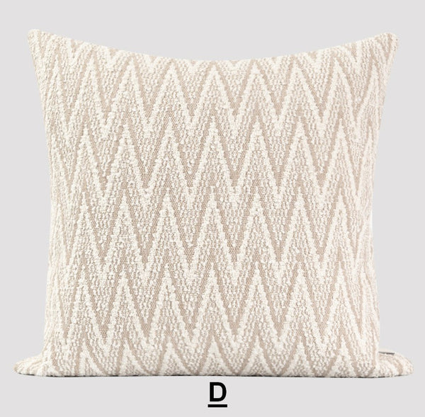 Large Modern Pillows for Couch, Modern Square Pillows, Contemporary Throw Pillows for Living Room, Modern Decorative Sofa Pillows-ArtWorkCrafts.com