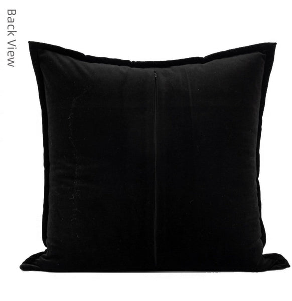 Large Abstract Throw Pillows for Couch, Modern Sofa Throw Pillows, Contemporary Throw Pillow for Living Room, Modern Square Pillows-ArtWorkCrafts.com