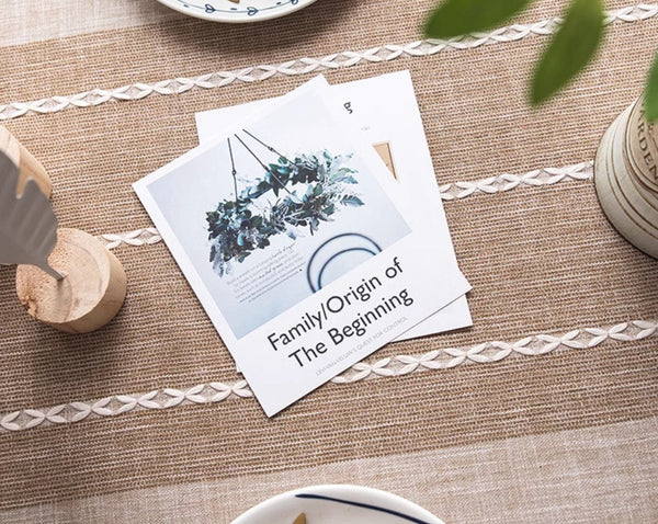 Farmhouse Cotton and Linen Tablecloths, Rectangular Tablecloth for Oval Table, Kitchen Rectangular Table Covers, Modern Table Cloths for Dining Room-ArtWorkCrafts.com