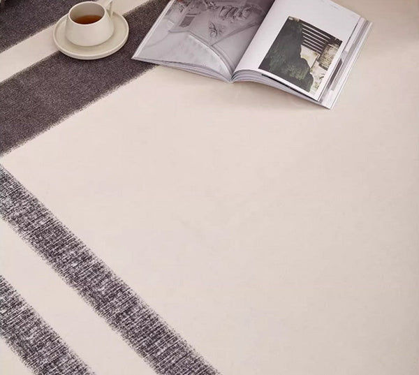 Geometric Contemporary Modern Rugs Next to Bed, Modern Carpets for Office, Abstract Area Rugs for Living Room, Modern Soft Rugs under Dining Room Table-ArtWorkCrafts.com