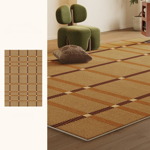 Modern Carpets Next to Bed, Contemporary Area Rugs for Bedroom, Mid Century Area Rugs, Modern Rugs under Dining Room Table-ArtWorkCrafts.com