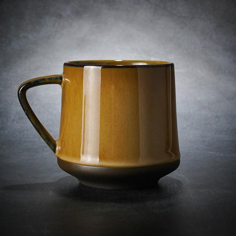 Large Tea Cup, Large Pottery Coffee Cup, Ceramic Coffee Mug, Latte Coffee Cup, Handmade Coffee Cup-ArtWorkCrafts.com