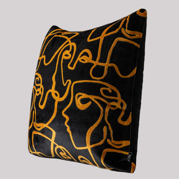 Modern Sofa Throw Pillows for Bedroom, Large Decorative Sofa Pillows, Abstract Contemporary Pillow for Couch-ArtWorkCrafts.com