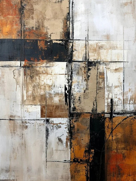 Large Abstract Paintings, Contemporary Acrylic Wall Art Ideas, Modern Canvas Painting, Large Paintings for Living Room, Simple Modern Art-ArtWorkCrafts.com