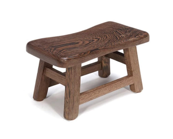 Wenge Wood Stool, Children's Wooden Stool, Shoe-changing Stool, Solid Wood low Stool, Sofa Stool, Dining Table Stool-ArtWorkCrafts.com